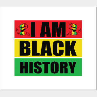 I am Black History African American Black Women Gift For Men Women Posters and Art
